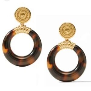 Julie Vos Tortoiseshell Hoop Earrings  Firm Price